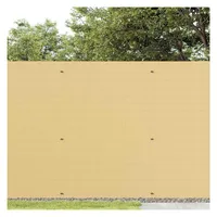 vidaXL Gartenzaun Doppelseitig 180 x 300 cm Gelb Kunststoff