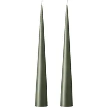 ester & erik a/s ester & erik Kegel Kerze 37 cm, 2er Set green soil