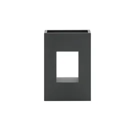 Möbel Kraft Blumenkübel 38 x 18 x 55 cm Schwarz