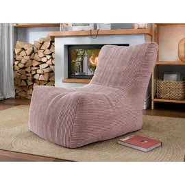 Mirjan24 Sitzsack, Rosa, Textil, Rechteckig, 80x90x100 cm, Wohnzimmer, Hocker, Sitzsäcke, XXL Sitzsäcke