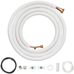 VEVOR Mini Split Line Set 4,8m Kupferrohr AC Anschlusskabel 6,4x12,7mm