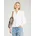 Blusenshirt ONLMETTE V-NECK LS SMOCK TOP NOOS WVN Weiß XS