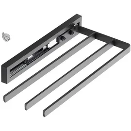 SOTech Style Handtuchauszug 3-armig Schwarz