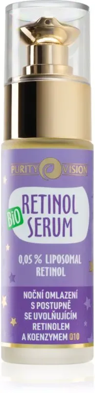 Purity Vision BIO Retinol Nachtserum zur Verlangsamung von Hautalterung 30 ml