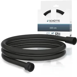 Schütte Duschschlauch 1,5 m Brauseschlauch Schwarz