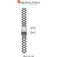 Hamilton Metall Khaki Field Auto Band-set Edelstahl H695.705.108 - silber