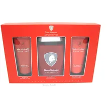 Tonino Lamborghini Sportivo Eau de Toilette 125 ml + Duschgel 100 ml + After Shave Balm 100 ml Geschenkset