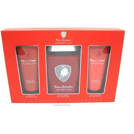 Tonino Lamborghini Sportivo Eau de Toilette 125 ml + Duschgel 100 ml + After Shave Balm 100 ml Geschenkset