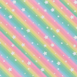 Star Geschenkpapier Regenbogen Sternmotiv 70cm x 2m Rolle Geschenk Papier Geburtstag Geschenkpapierrolle Kindergeburtstag Buntes Packpapier