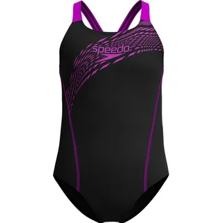 Speedo - Kid's Medley Logo Medalist - Badeanzug Gr 116 schwarz