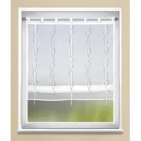 Neusser Collection Bändchenrollo Simone weiß-grau, 100 x 140 cm