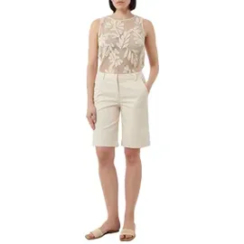 Comma, Comma Cargobermudas Sommerhose mit Stretch, beige