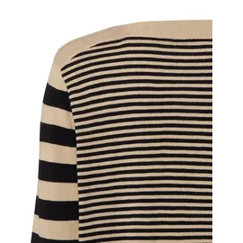 Marc Cain Strickpullover Beige / Schwarz 44