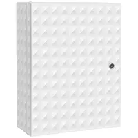 Banjado XXL Medizinschrank Abschliessbar 35x46x15cm Arzneischrank Weiß Aus Metall