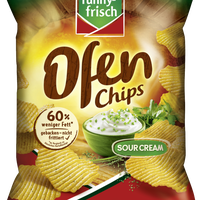 funny-frisch Ofen Chips Sour Cream - 125.0 g