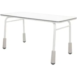 HJH Office Kinderschreibtisch Kid Gro T 120 x 58-67 x 60 cm Holzwerkstoff grau