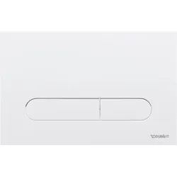 Duravit Betätigungsplatte DuraSystem Beta 100 Weiß, Dual Flush