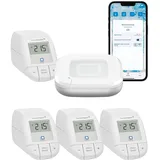 Homematic IP Heizkörperthermostat Starter Bundle Heizen Basic für 4 Heizkörper weiß
