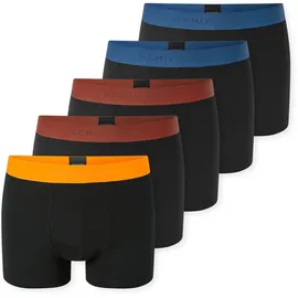 SCHIESSER Retro Boxershorts schwarz M 5er Pack