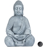 Relaxdays Aussendekoration, Buddha Figur