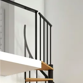 DOLLE Spindeltreppe Calgary 244,8-280,8 cm Holz/Metall