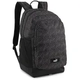 Puma Academy Backpack, Unisex-Kinder Rucksack, PUMA Black-Logo AOP, OSFA - 090697