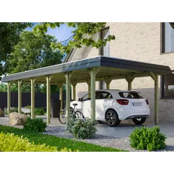 Einzelcarport SKANHOLZ "Spreewald", grün, H: 209cm, Carports