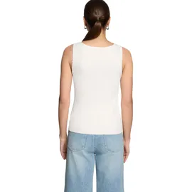 Zero Stricktop Damen ohne Arm Weiß 42