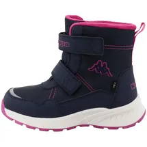 Kappa Mädchen 15k0293001 Stiefelette, Navy Pink, 35
