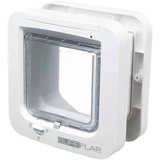 Sureflap Mikrochip Cat door Haustierklappe weiß