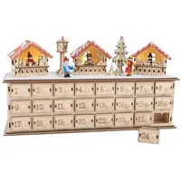 Small Foot 1290 Adventskalender, Holz, braun, 40 x 10 x 22 cm