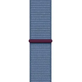 Apple Watch SE GPS 40 mm Aluminiumgehäuse Silber, Sport Loop Winterblau