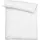 biberna Bettwäsche Musselin 0480500 Uni 1x 155x220 cm + 1x 80x80 cm, Weiss