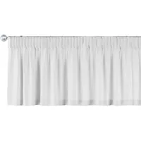 Dekoria Kurzgardine, Weiß, Textil, 130x40 cm, Oeko-Tex®, Wohntextilien, Gardinen