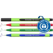 Schneider Fineliner 0,4 mm, 4 St.