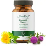 BitterKraft! Hochdosierte Bitterstoffe Kapseln mit Vitamin C | vegan & alkoholfrei | mit Enzianwurzel, Engelwurz Wurzel, Mariendistel