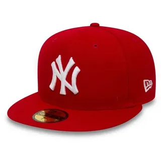 New York Yankees MLB Basic Red 59Fifty Basecap - 7 1/2-60cm (XL)