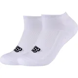 SKECHERS Sportsocken Unisex 2PPK Basic Cushioned Sneaker Socks weiß 39/42