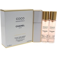 Chanel Coco Mademoiselle femme/woman, Eau de Parfum, 3 x 20 ml (1 Taschenzerstäuber und 2 Nachfüller)