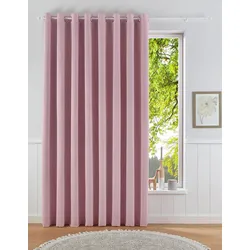 Verdunkelungsvorhang »Solana«, (1 St.), Vorhang, Gardine, Breite 280 cm, verdunkelnd, einfarbig, Raumteiler, rosa, , 56275252-7
