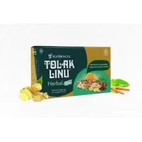 Sido Muncul Tolak Linu Mint Herbal - Traditionelles Getränk mit Ingwer, Kurkuma und Kräutern - 5 Beutel à 15 ml flüssig - Minzgeschmack