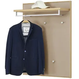 Möbel Kraft Garderobenpaneel ¦ creme ¦ Holzwerkstoff ¦ Maße (cm): B: 83 H: 109 T: 29.0