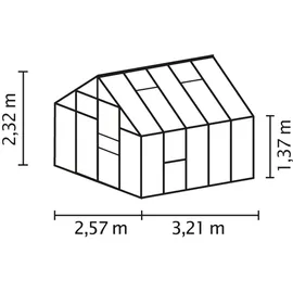 Vitavia Meridian 1 8300 Alu smaragd HKP 6 mm 8,3 m2
