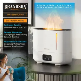 Brandson Aroma Diffuser Luftbefeuchter 3 l weiß