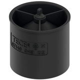 TECE drainline Geruchsverschluss (Höhe 4,5 cm; zweistufiger Siphoneffekt; Membranverschluss), schwarz