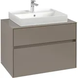 Villeroy & Boch V&B Waschtischunterschrank Collaro 80x54,8x50cm, WT mittig, graphite