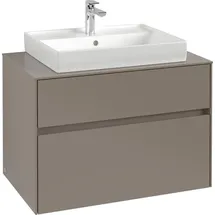 Villeroy & Boch V&B Waschtischunterschrank Collaro 80x54,8x50cm, WT mittig, graphite
