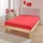 BettwarenShop Spannbettlaken Jersey-Elasthan 120 x 200 - 130 x 220 cm rot