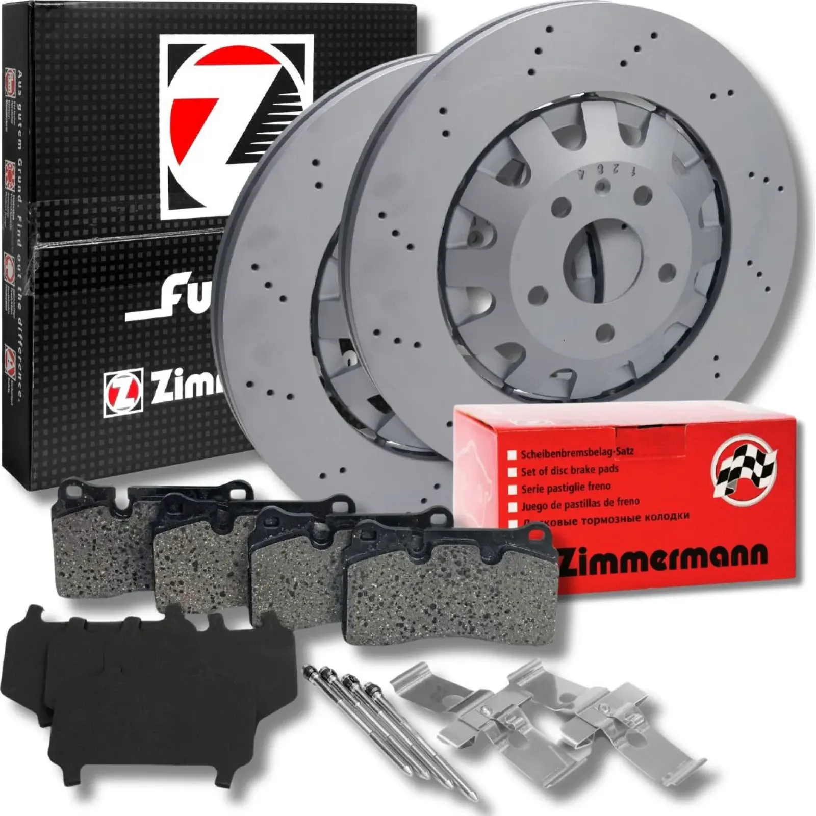 Zimmermann | Bremsensatz, Scheibenbremse | 100.3367.70 + 24098.170.3