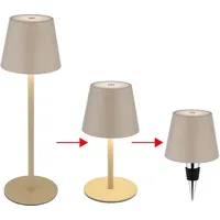 GLOBO Flaschenleuchte Sand